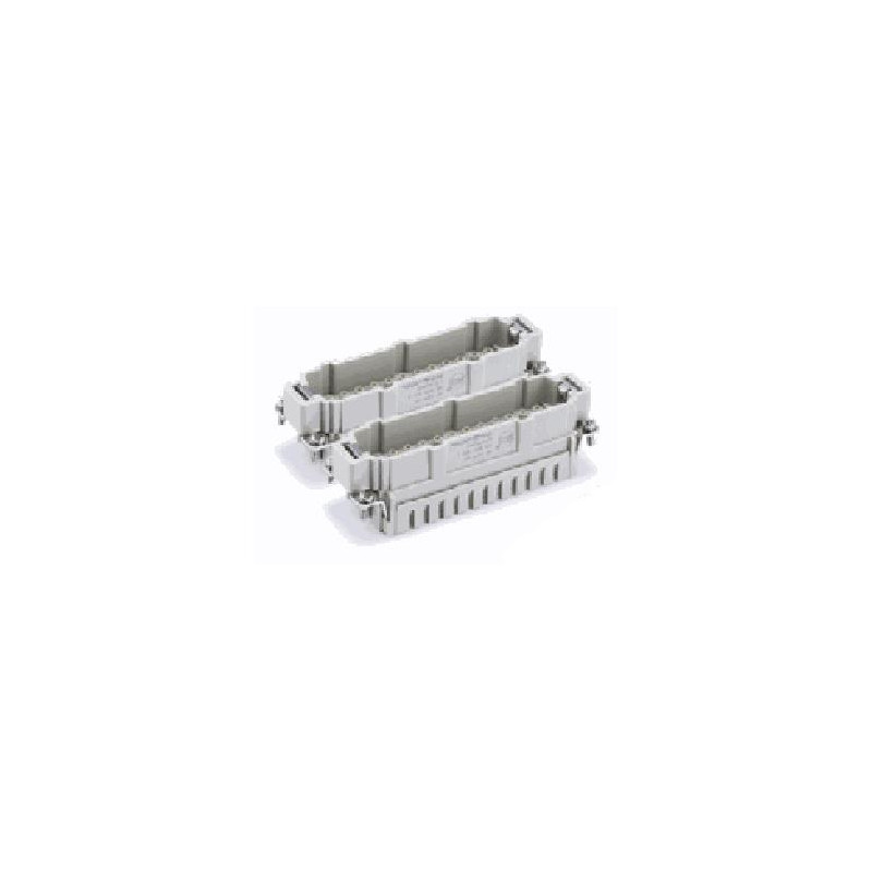 Insert HVE, Raccordement à Sertir, femelle, 12 pin, 16A, Polycarbonate, 24B|48B 